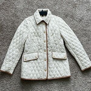 Chico’s White Quilted Jacket: NEW/NEVER WORN
